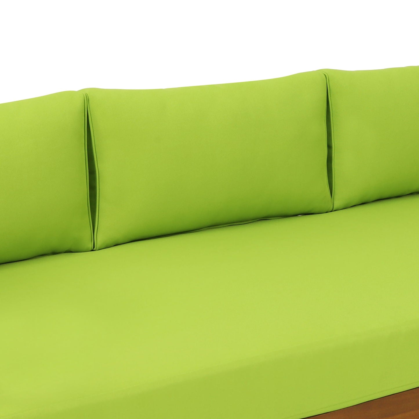Claremont 3 Seater Daybed Teak Acacia Wood Water Resistant Cushions