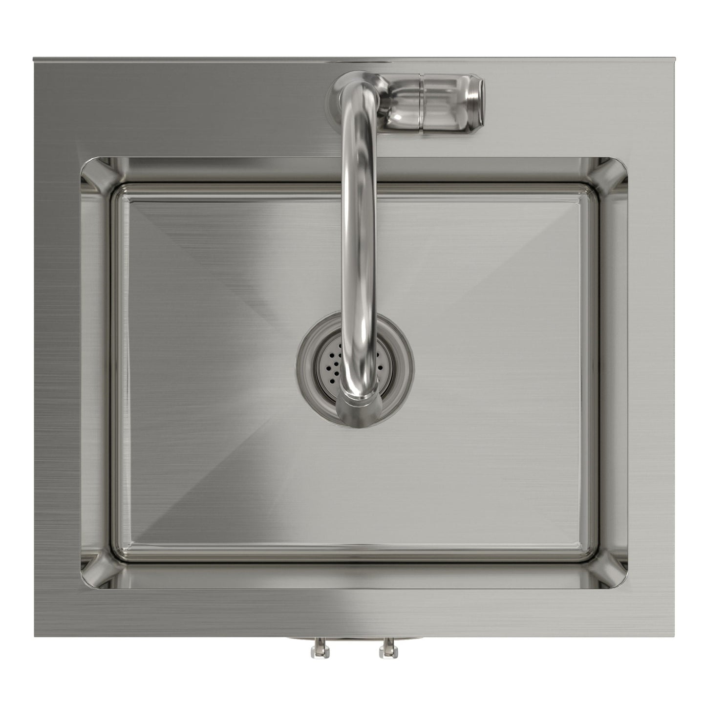 Reed - Deluxe Laundry Cabinet With Pull-Out Faucet And Stainless Steel Sink