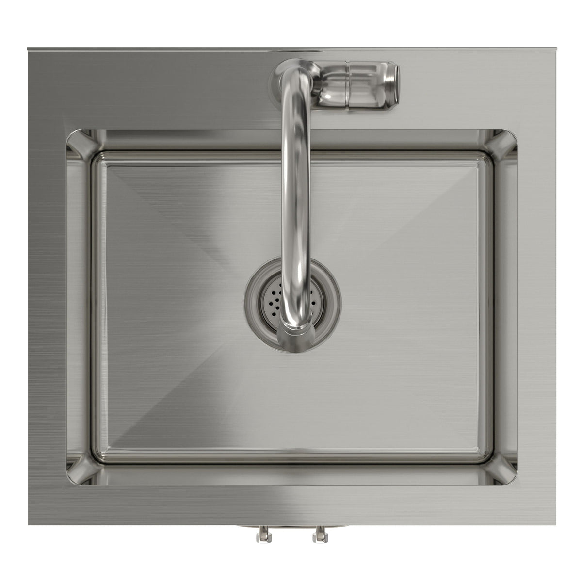 Reed - Deluxe Laundry Cabinet With Pull-Out Faucet And Stainless Steel Sink
