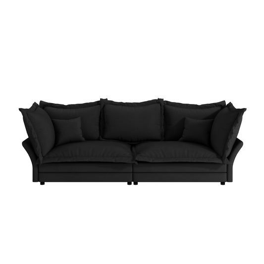 Modern Comfy Upholstered Sofa Cloud Couch, Deep Seat Couches With Multiple Large Soft Pillows