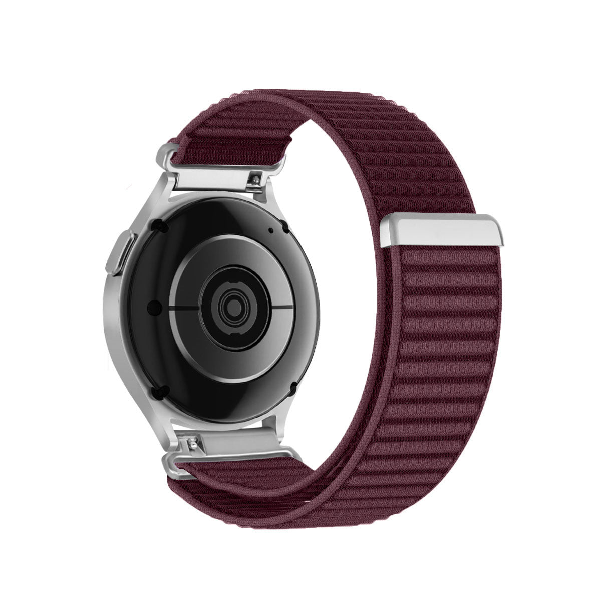 Nylon Braided Watch Strap With A Rugged Mountain-inspired Pattern