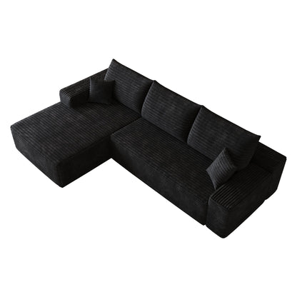 107" Cloud Sectional Couch with L-Shape Chaise