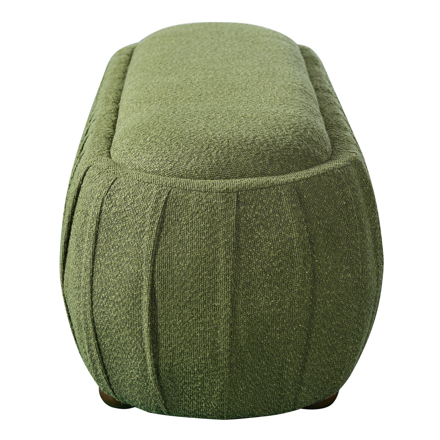 Upholstered Ottoman, Oval Shape