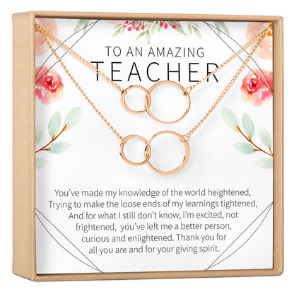 Teacher Necklace, Multiple Styles