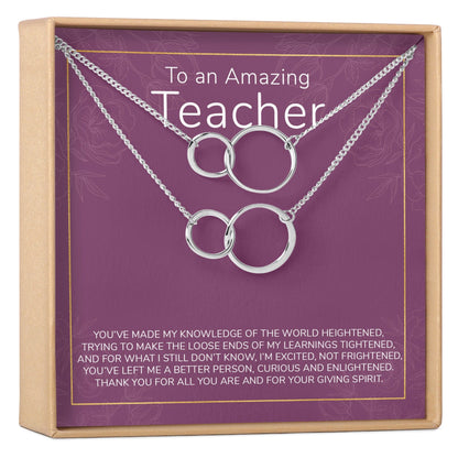 Teacher Necklace, Multiple Styles