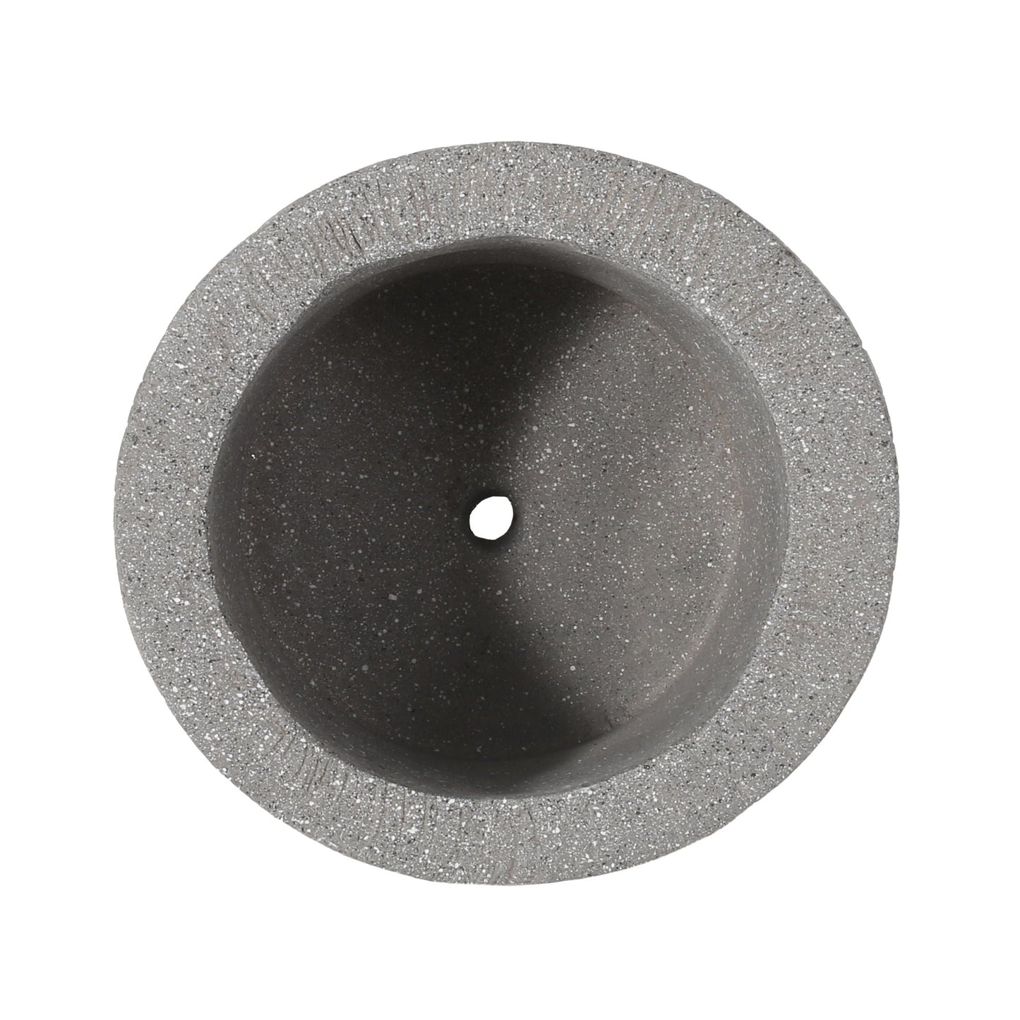 Classic Flower Planter With Magnesium Oxide Material - Stone Gray