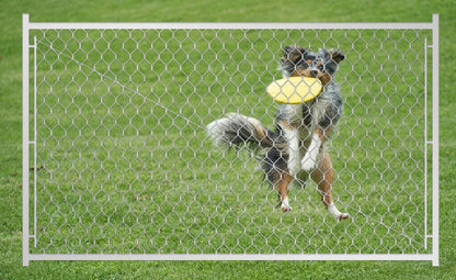 Adjustable 3.8FT Chain Link Walk Gate Kit