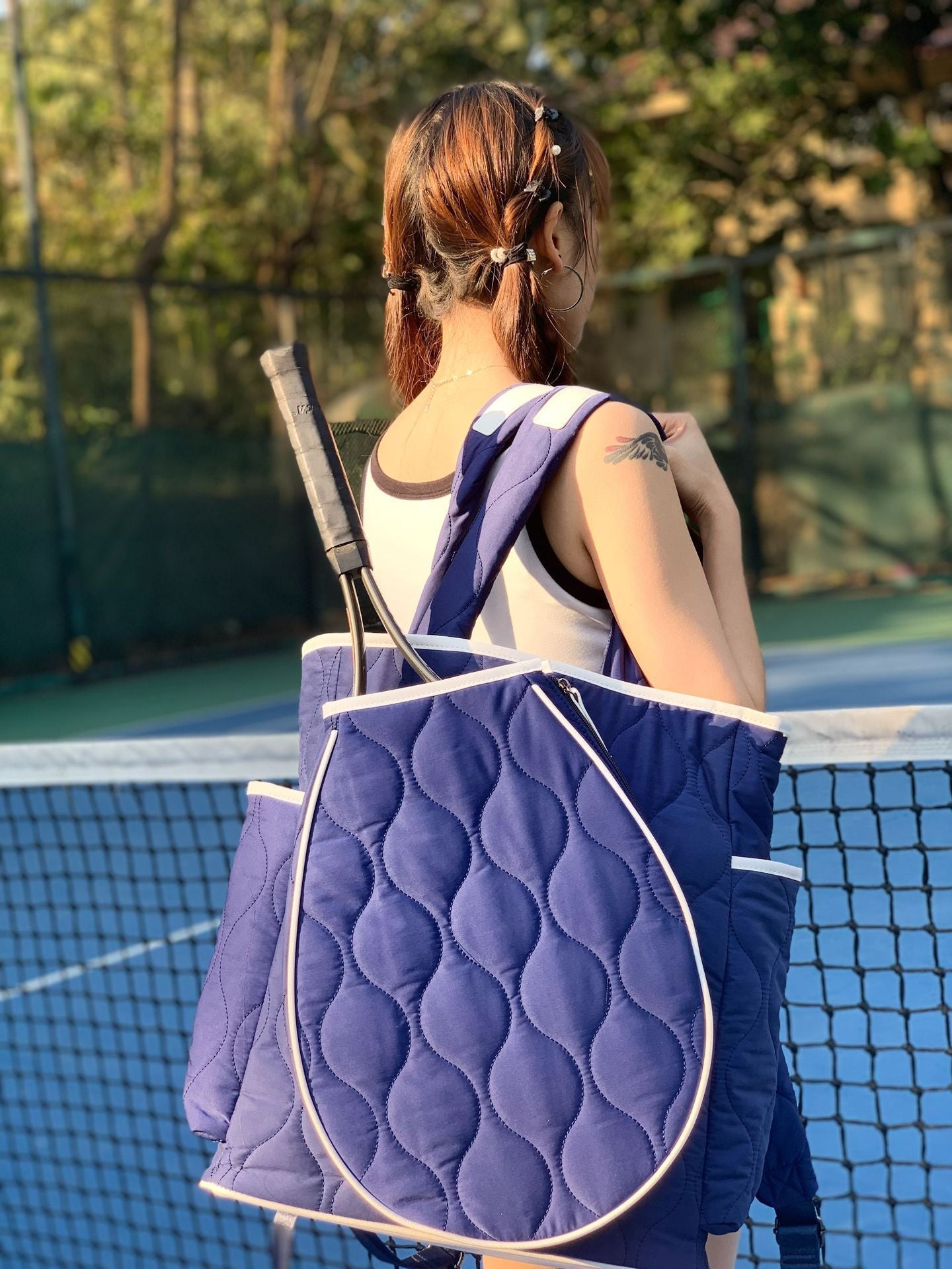 Lightweight New-Style Nylon Double-Shoulder Racket Bag