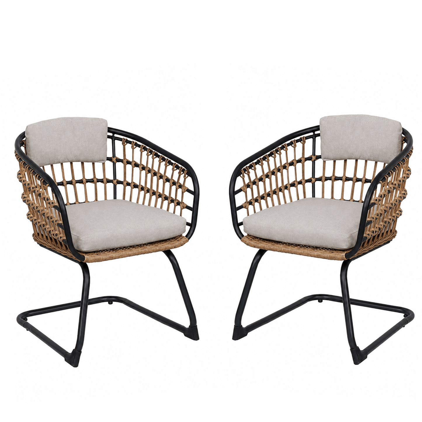 Wicker Dining Chair Set of 2