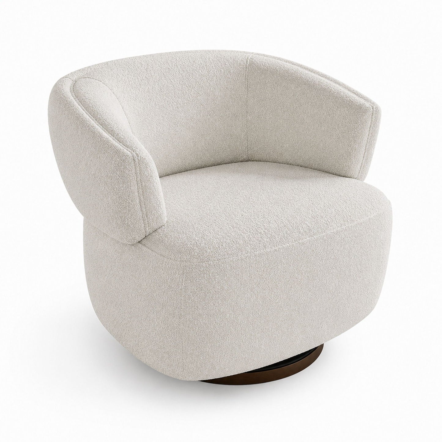 Swivel Barrel Accent Oversized Club Chair