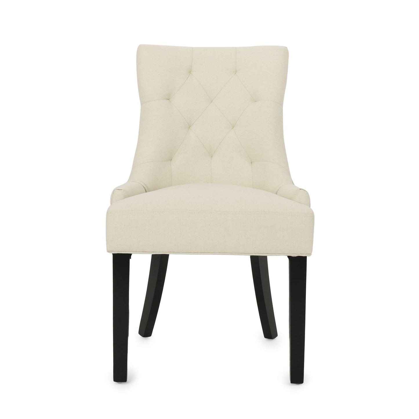 Cheney Contemporary Dining Chair Tufted Upholstery (Set of 2)