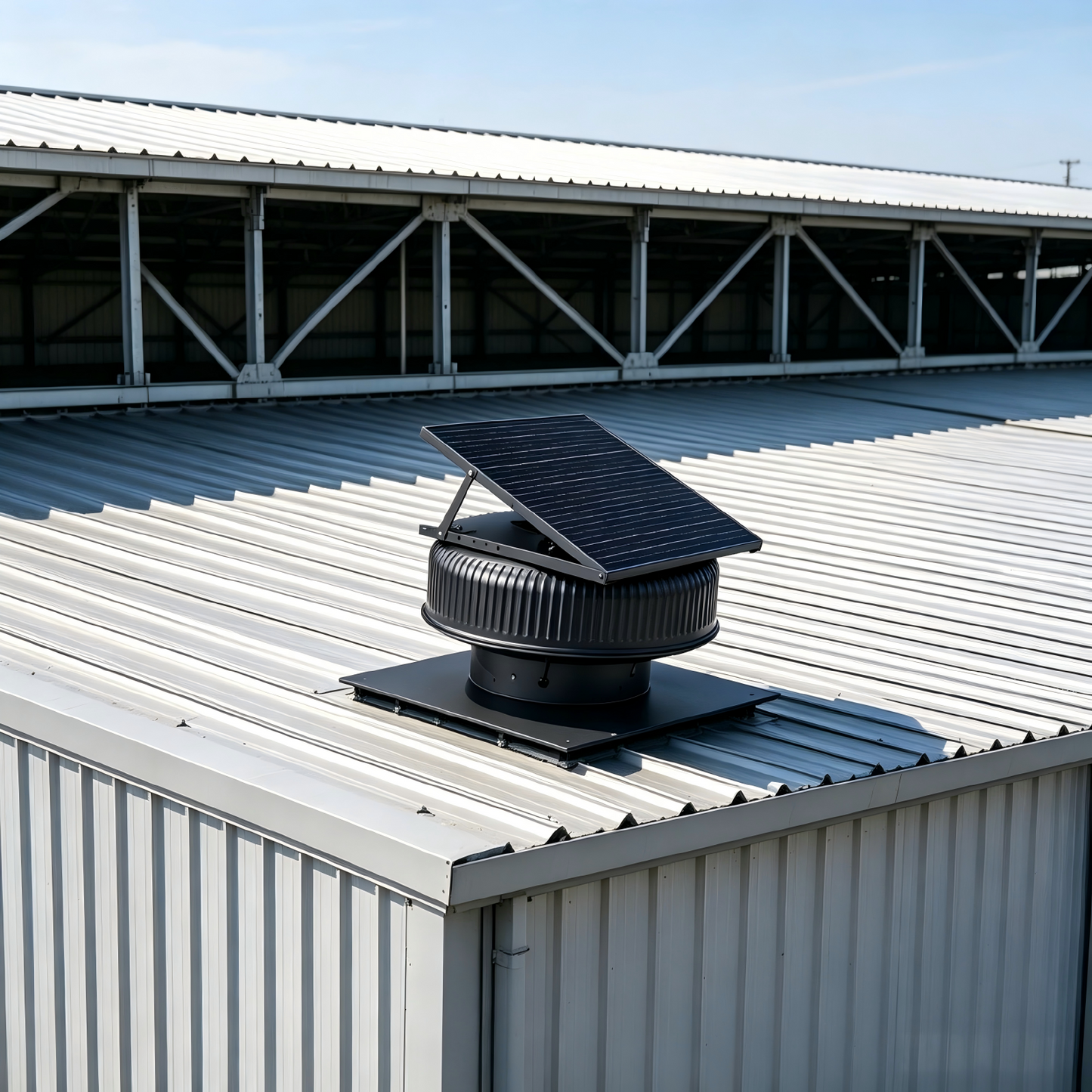 12" Adjustable Solar Roof Vent Fan with Remote Control
