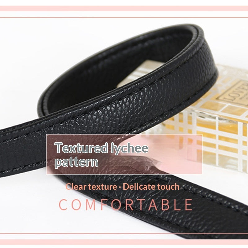 Bag Lychee Grain Crossbody Shoulder Versatile Bag Sold Separately Wide Backpack Strap