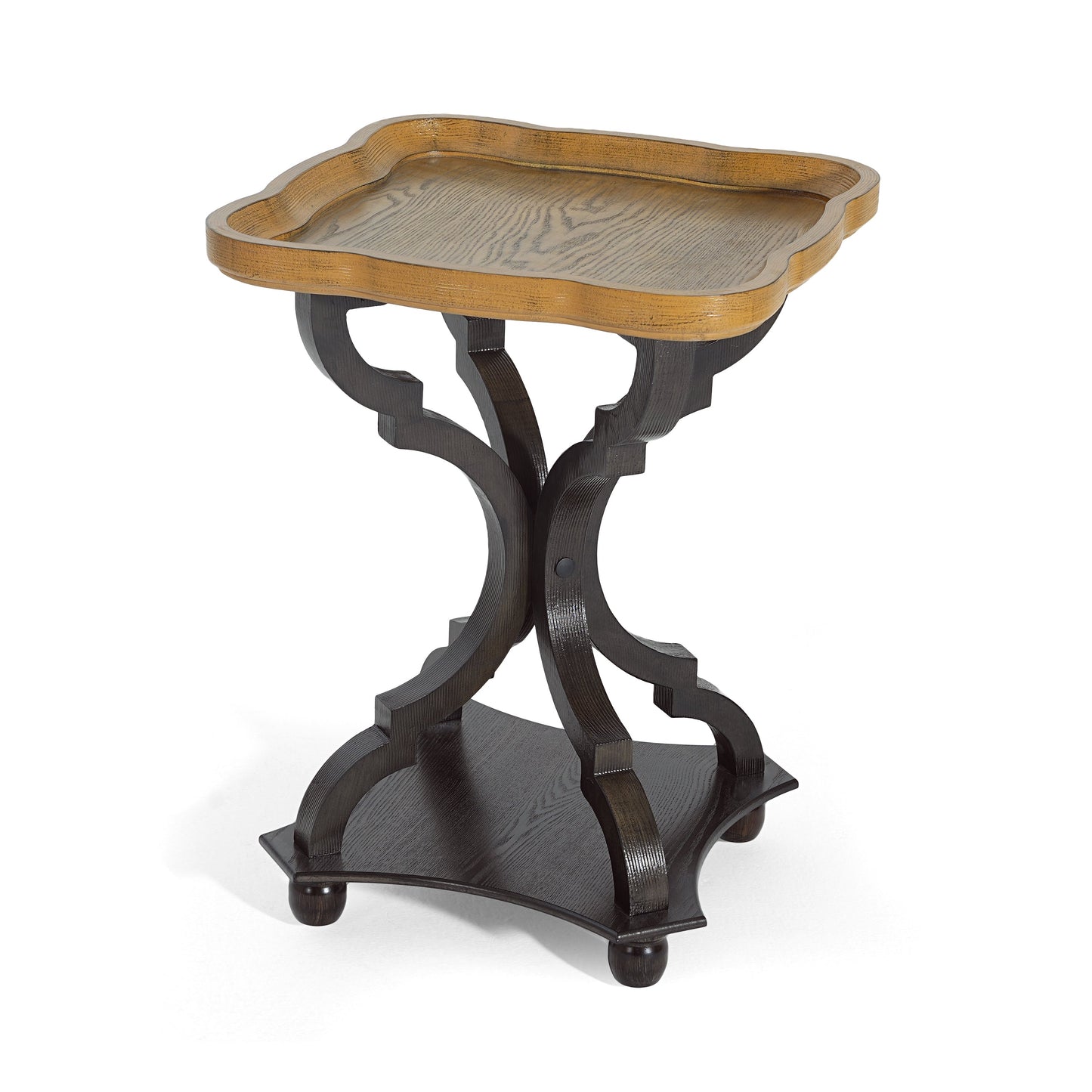 End Table (Natural + Black)