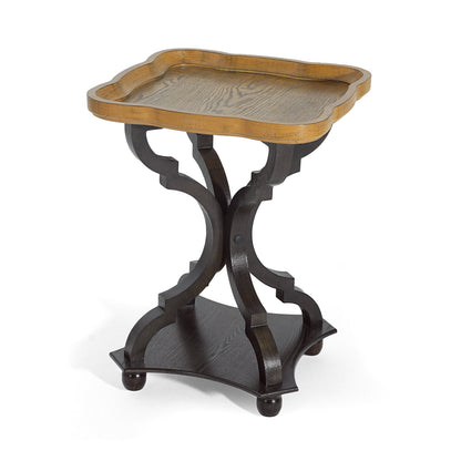 End Table (Natural + Black)