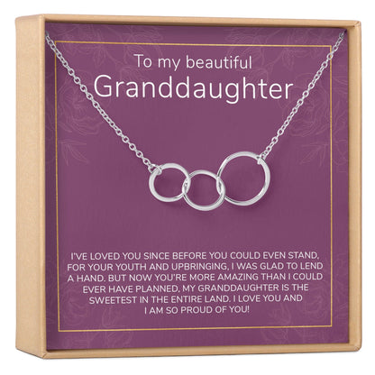 Granddaughter Necklace, Multiple Styles