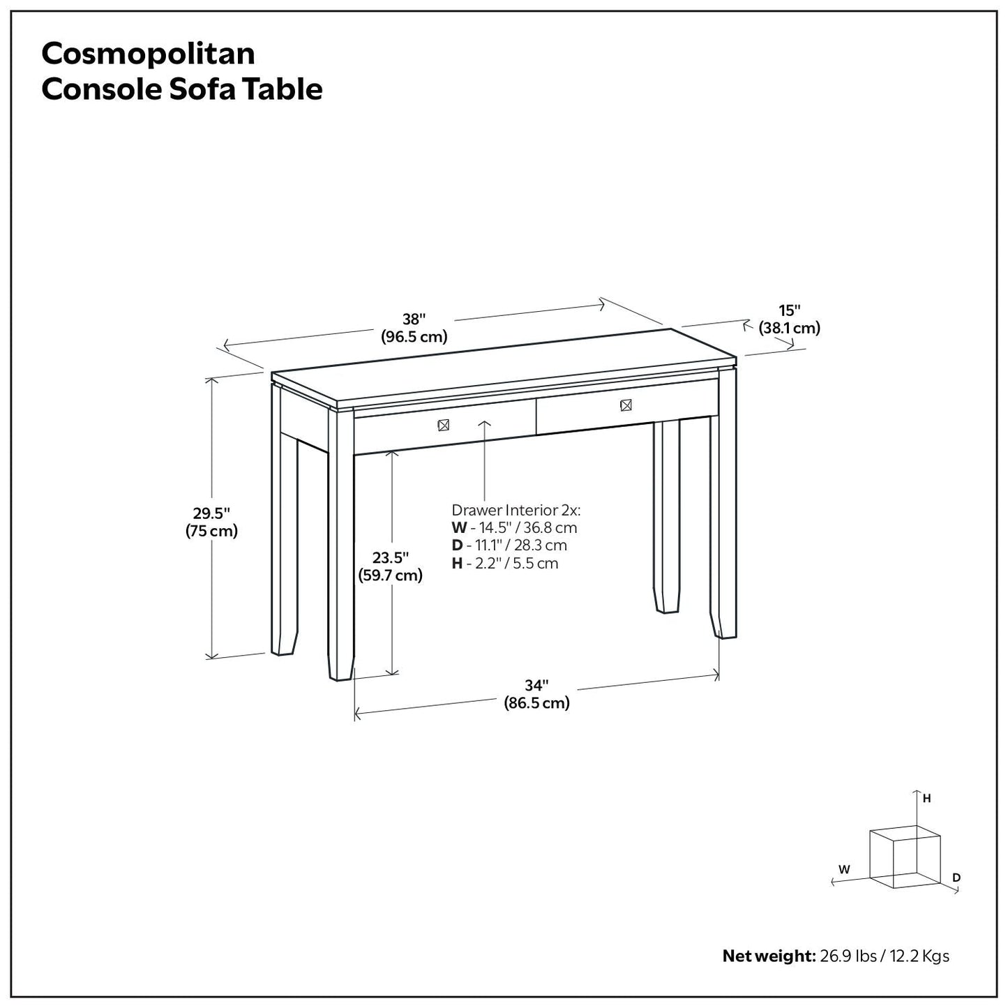 Cosmopolitan - Multipurpose Table