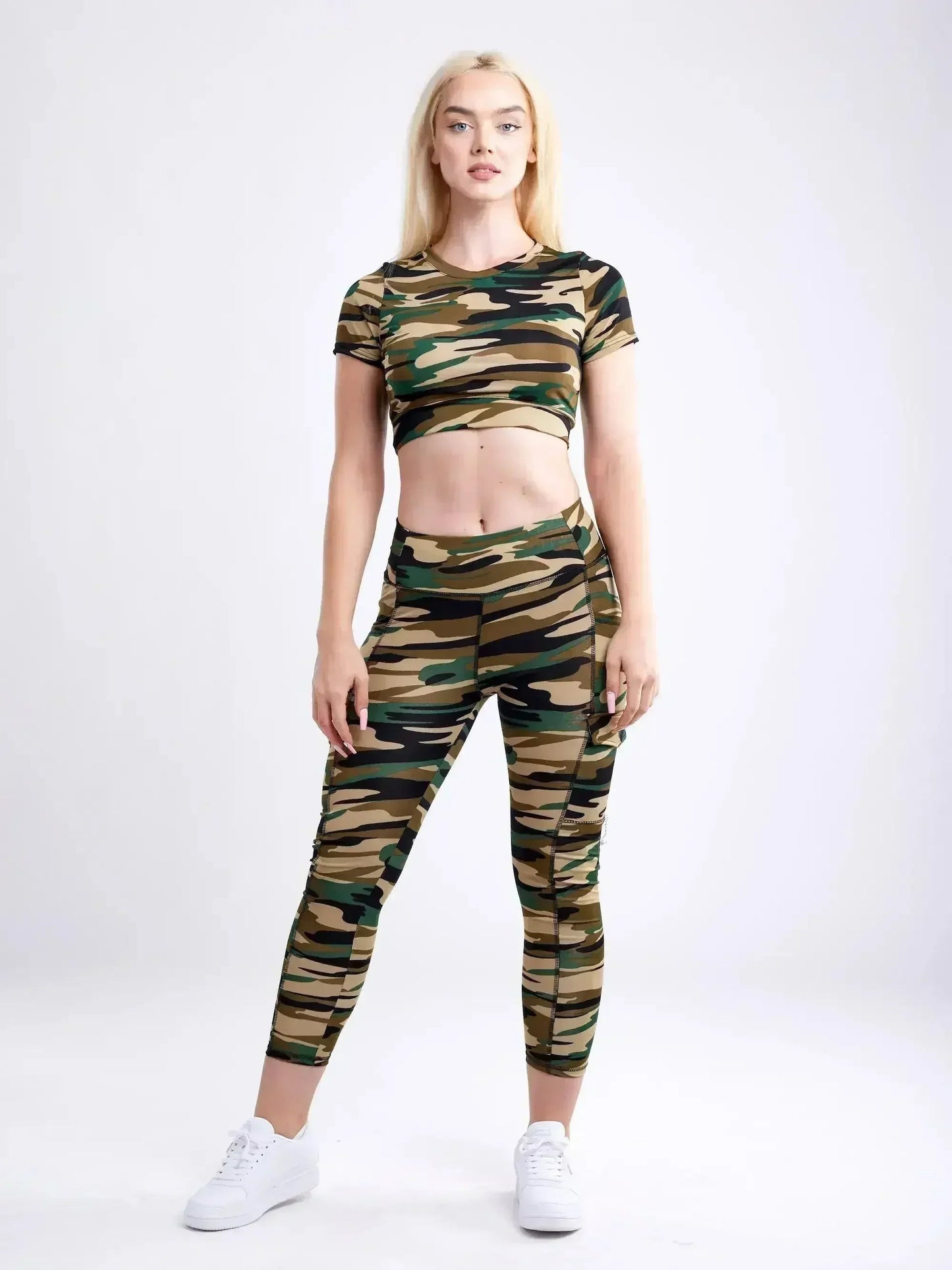 Women's Lightweight Short-Sleeve Crop Top - Workout & Casual