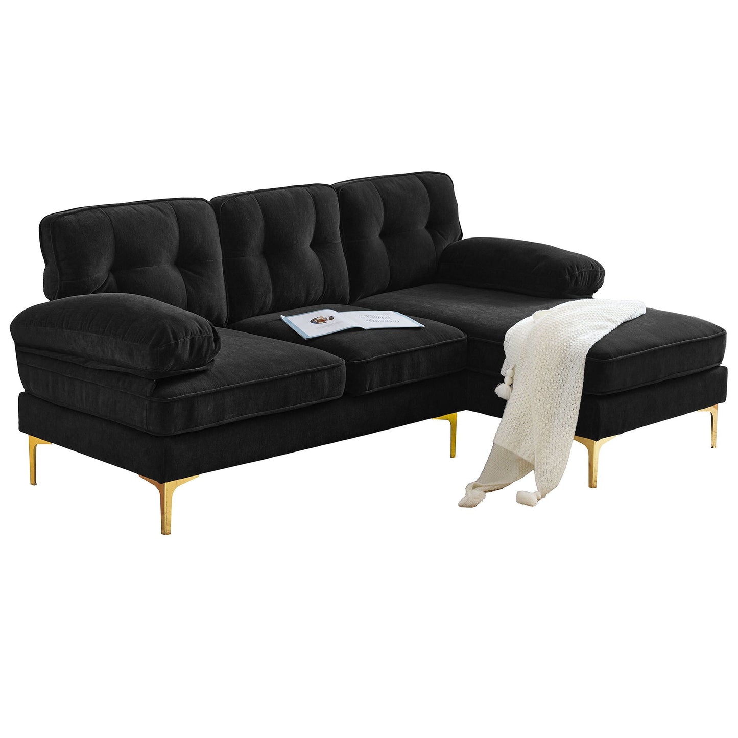 Modern L Shaped Sectional Sofa For Living Room