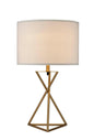 26.25" Tall Ester Mid-Century Metal Table Lamp in Matte Gold