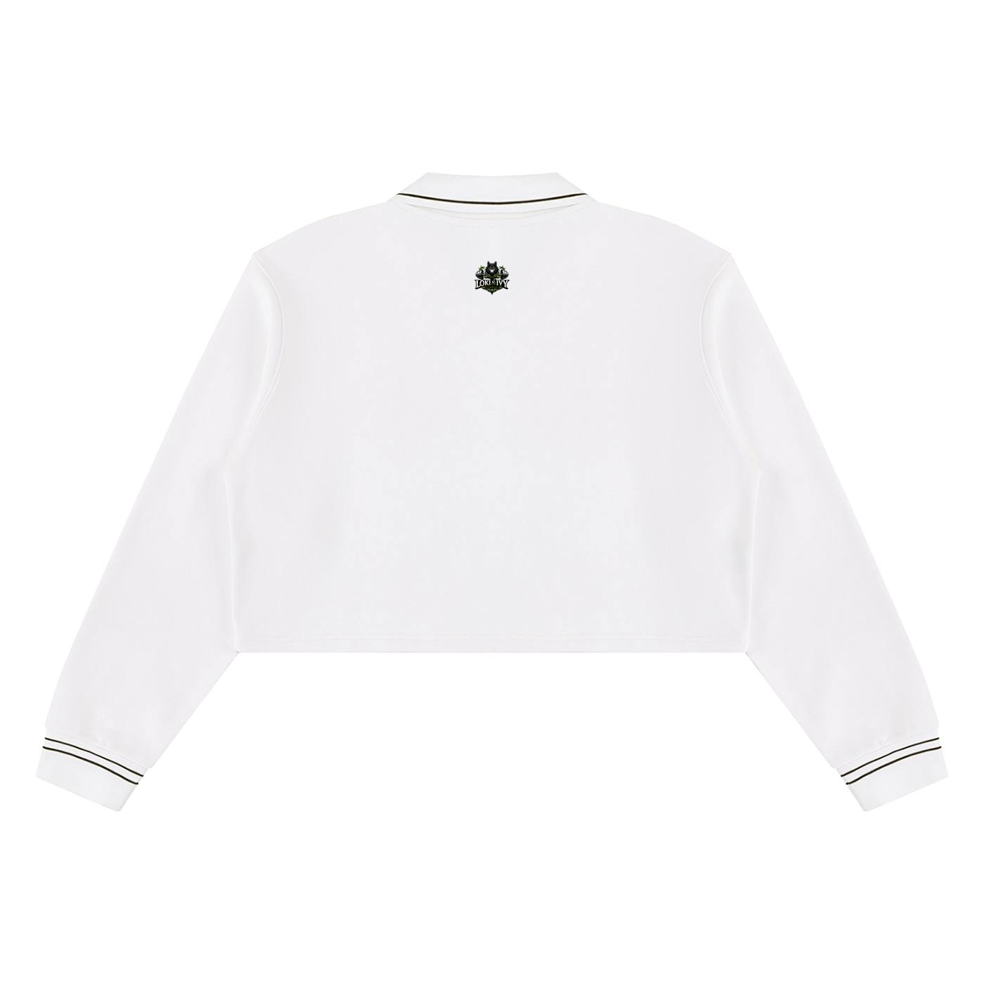 Loki & Ivy Women’s Crop Collared Sweatshirt