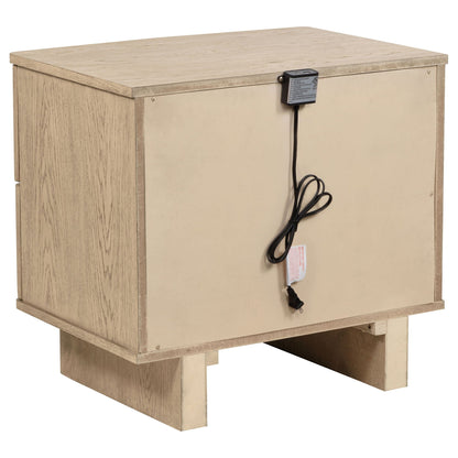 Kailani 5-piece Queen Bedroom Set Beige Oak