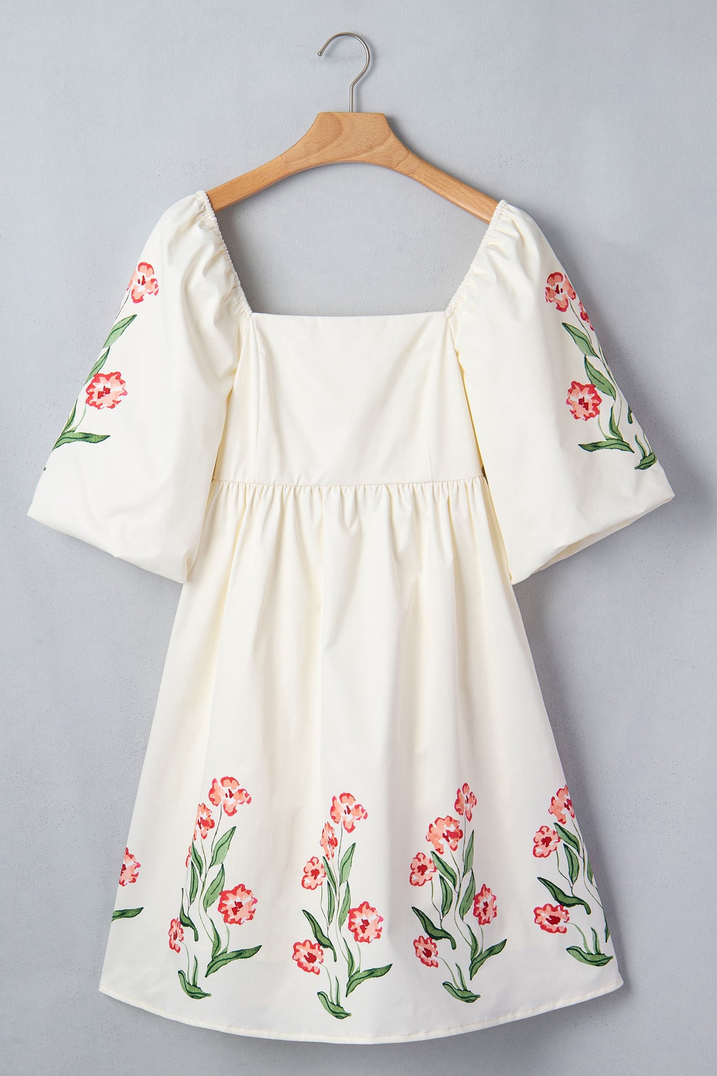 Greta Puff Sleeve Babydoll Dress