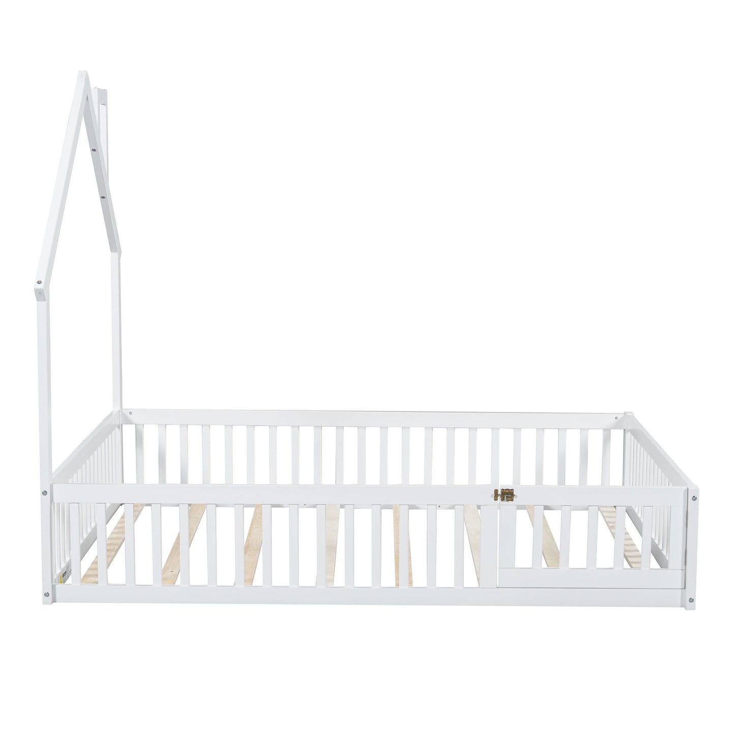 House Platform Bed With Guardrail