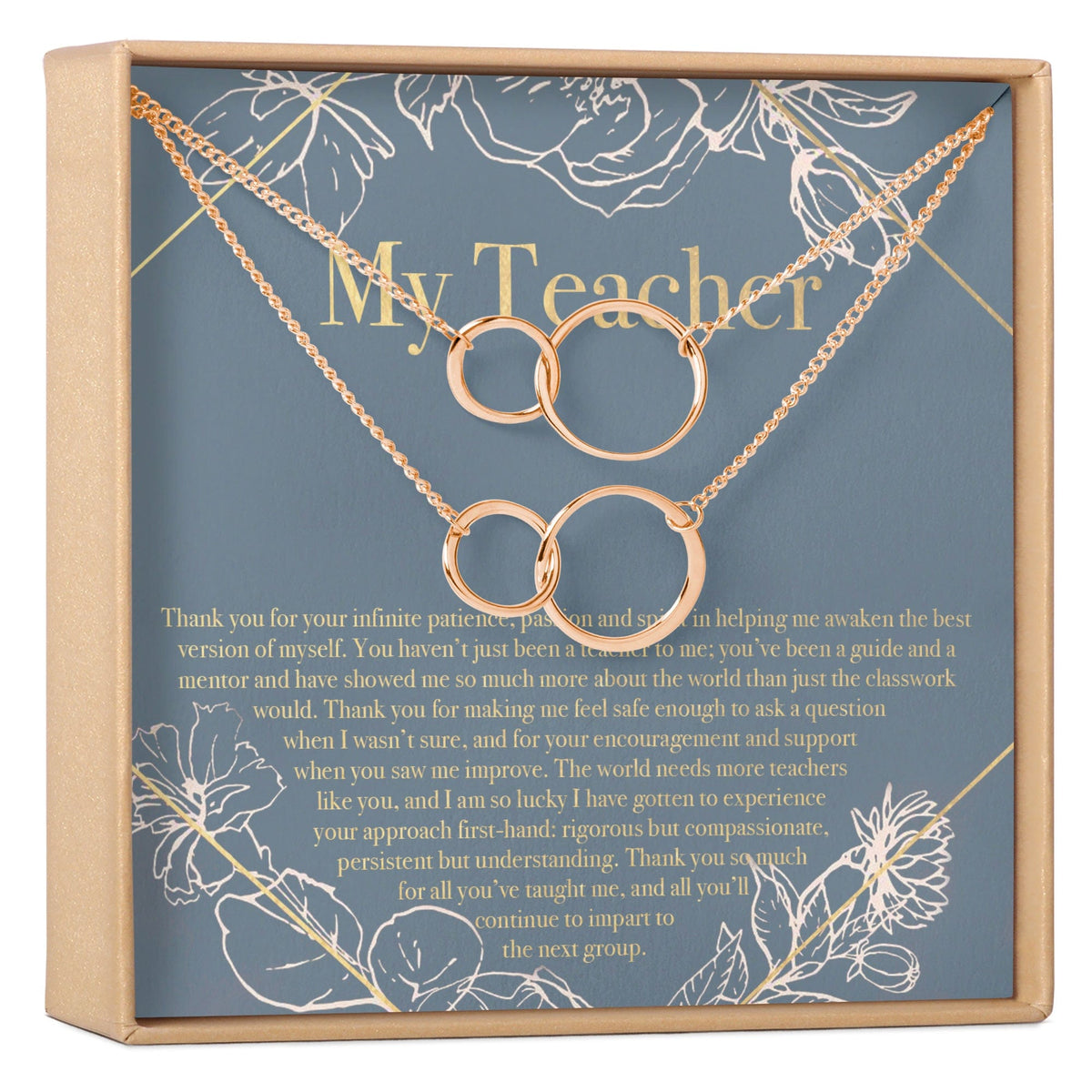 Teacher Necklace, Multiple Styles
