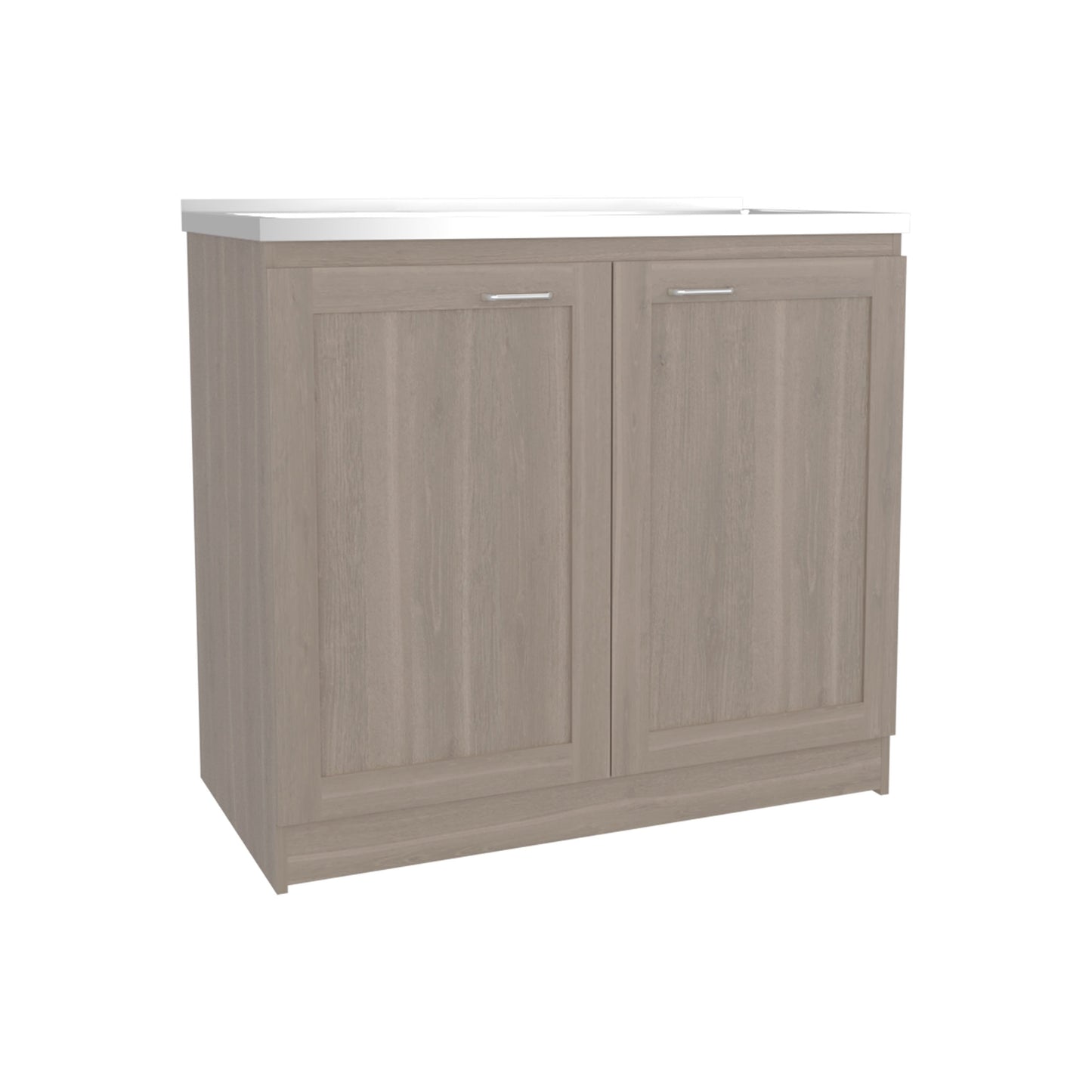 Utility Sink Cabinet 36" H, 2 Doors, 2 Shelves
