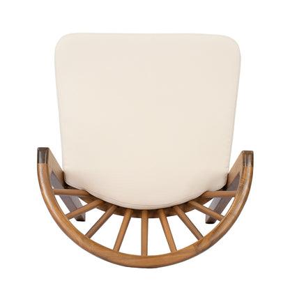 Outdoor Dining Chairs Set of 2, Acacia Wood Patio Chairs with Cushions