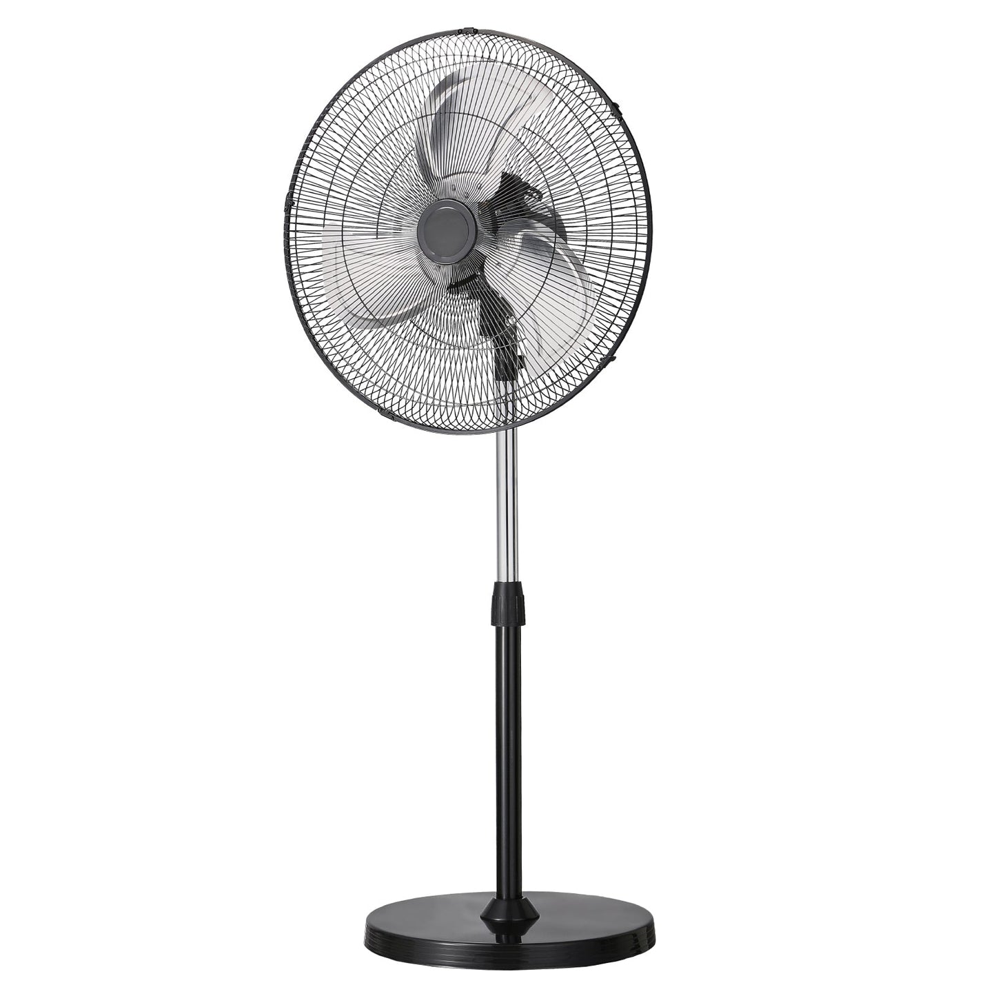 18" Industrial Pedestal Fan 3-Speed Oscillating Fan with Adjustable Height
