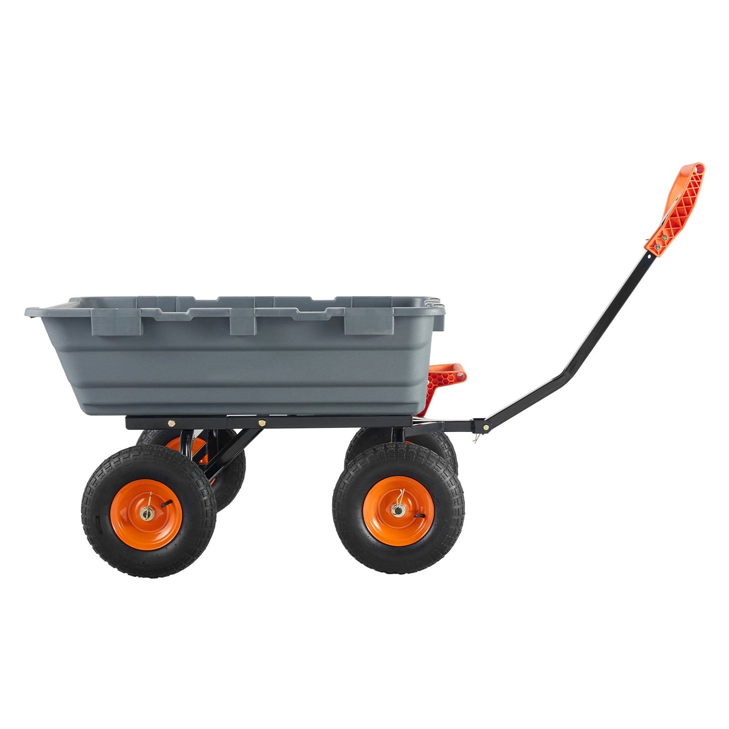 Dump Cart with Poly Body and Steel Frame