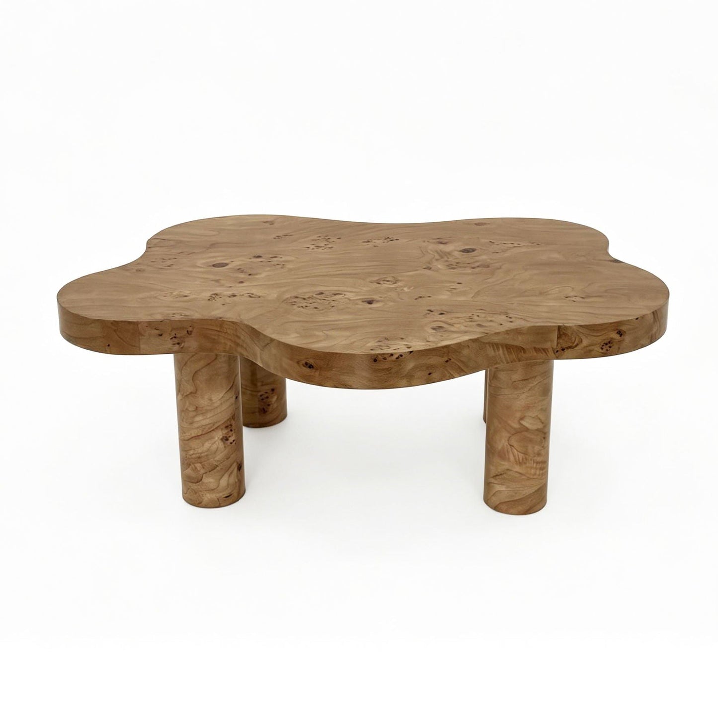 Cloud Shaped Coffee Table With 4 Round Legs