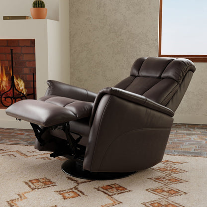 Bentley - Swivel Glider Recliner With Manual Adjustable Headrest & Footrest