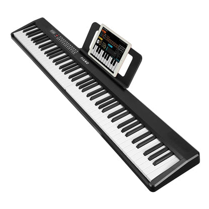88-Key Folding Digital Piano, Semi-Weighted with LCD, Carry Bag & Stand