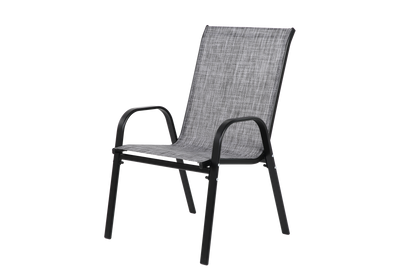 8 Piece Patio Chairs with Breathable Textilene Fabric