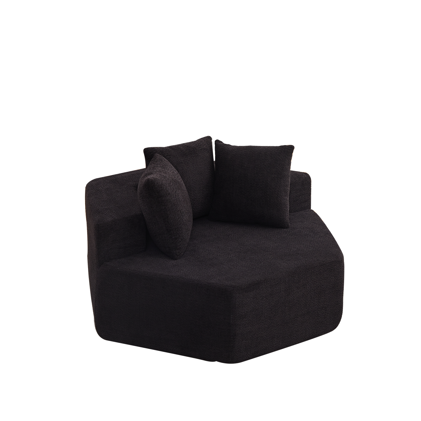 54-inch Modern-style Hexagonal Single Lounge Chair
