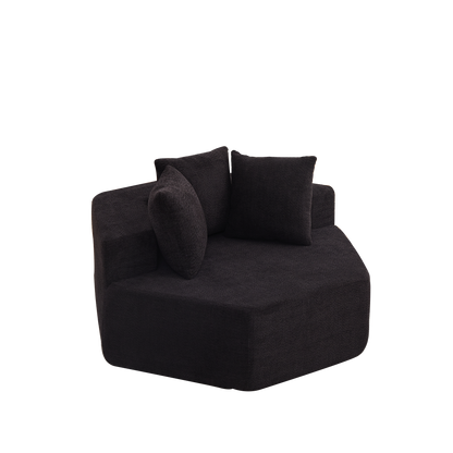 54-inch Modern-style Hexagonal Single Lounge Chair