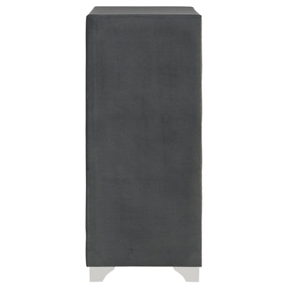 Melody 5-drawer Bedroom Chest Grey