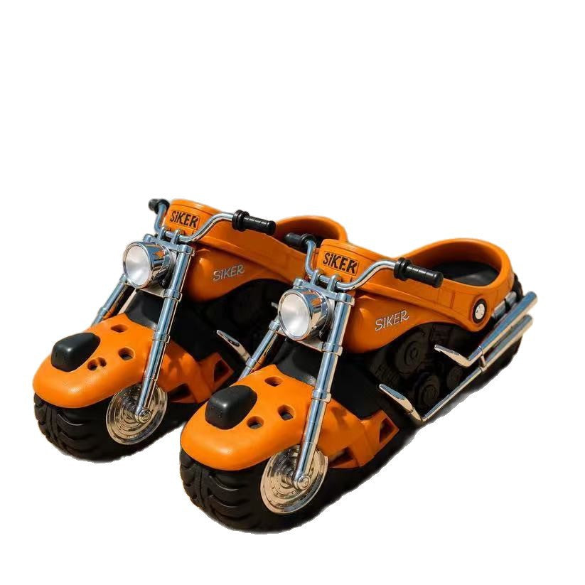 Funny Motorcycle-shaped Slippers Mens Style