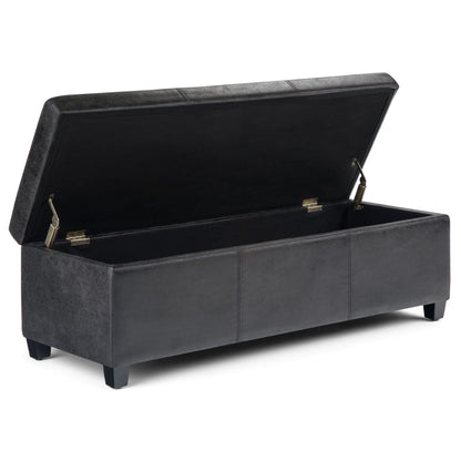 Avalon - Contemporary Storage Ottoman Bench
