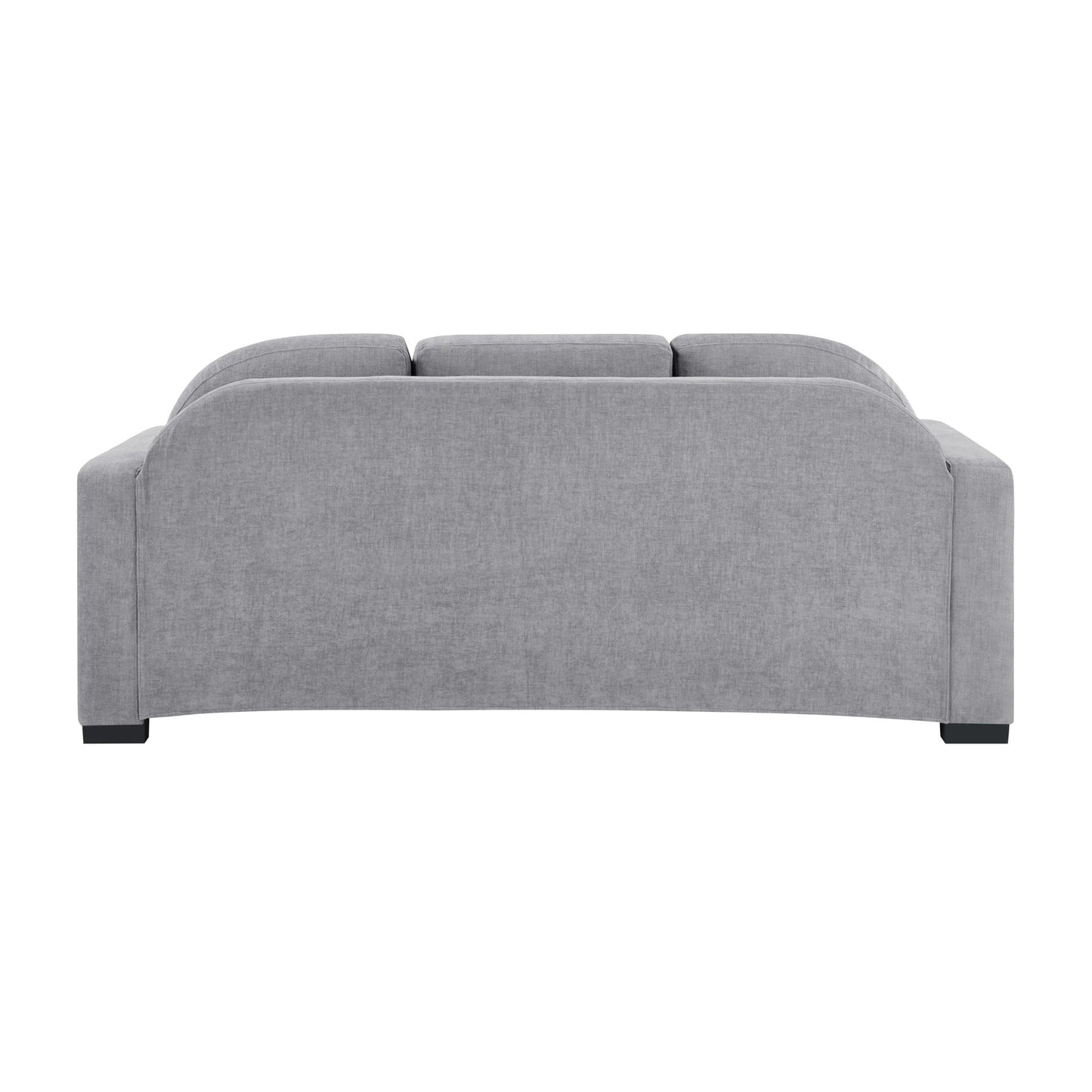 Modern 3 Seater Sofa With Curved Backrest
