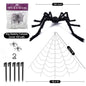 Halloween Spider Webs Decorations with Fake Spiders, Super Stretchy Cobwebs for Halloween decor Indoor and Outdoor