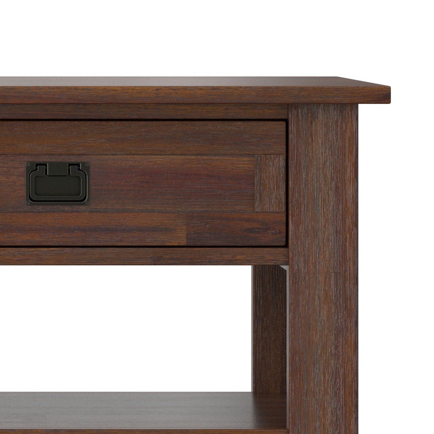 Monroe - Rectangular Coffee Table With Drawers - Brown
