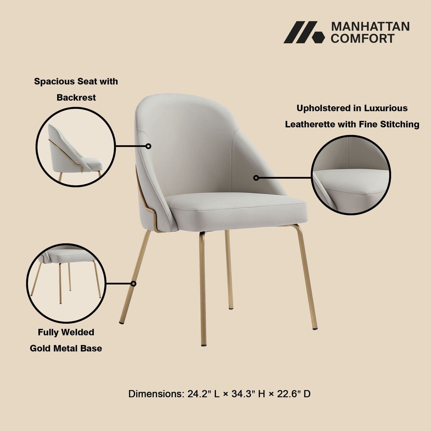 Gracie - Upholstered Dining Chair
