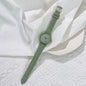 Retro Dial With Numeral Markings, Leather Strap And A Fresh Minimalist Style For Women