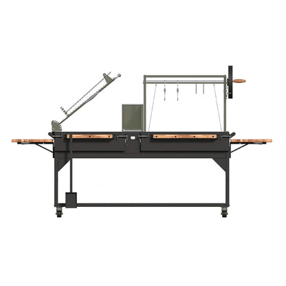 [09X02FT] Extra-Large Argentine Santa Maria Wood Fire And Charcoal BBQ Grill With Brasero (SAK75186)