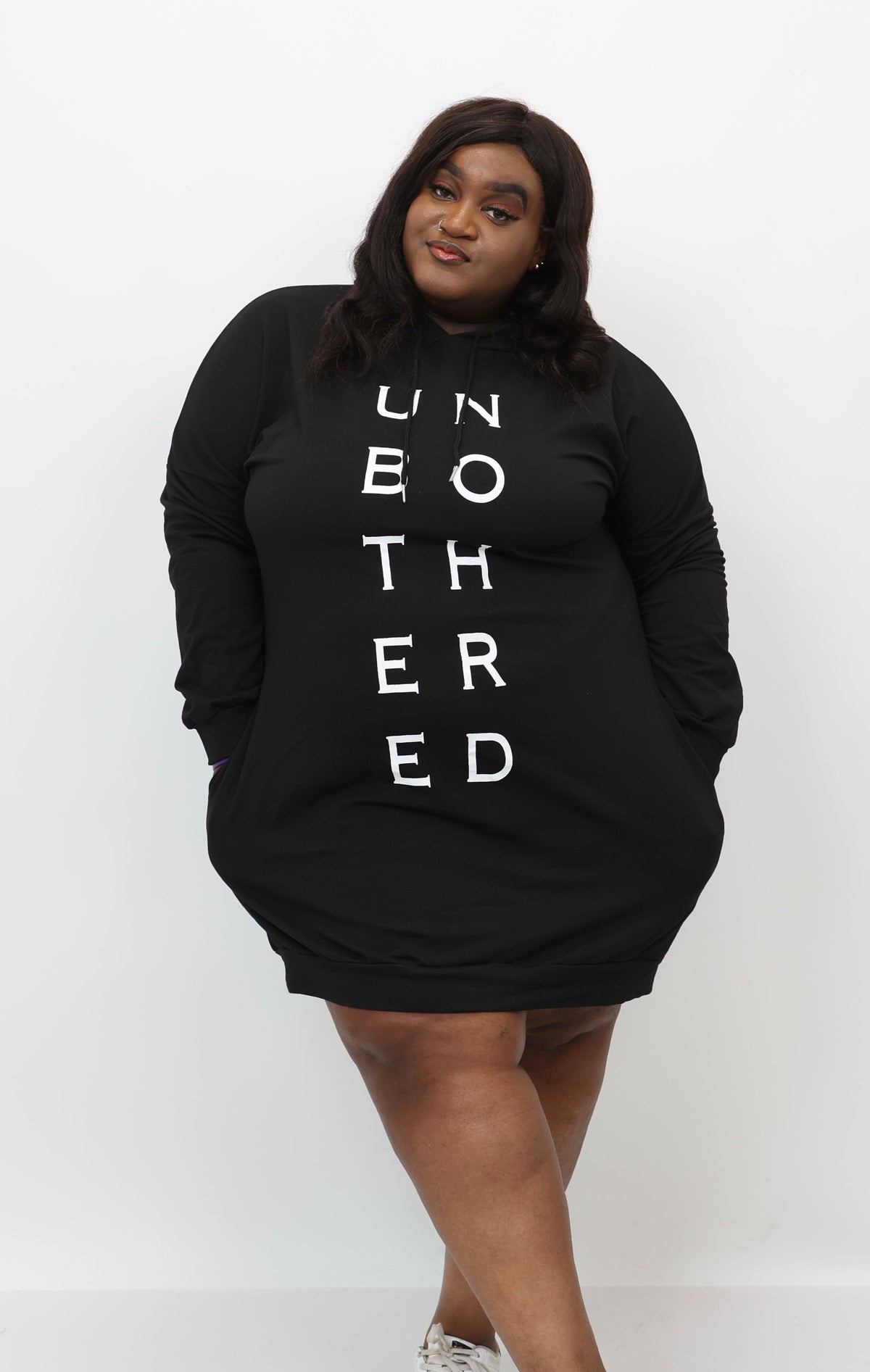 “Hot Girl Hoodies” Sweater Dress