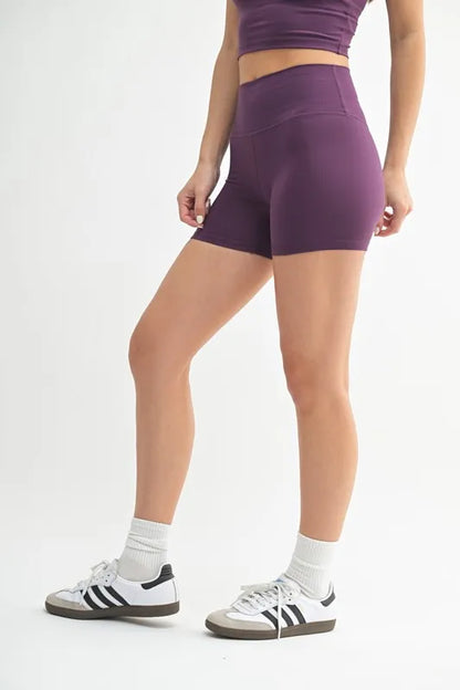 MONO B Venice Cloud Light Contour Biker Shorts